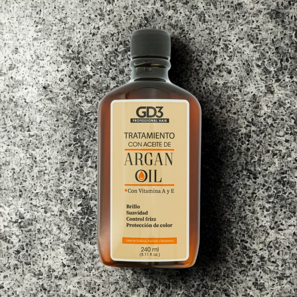 ✨ El Oro Líquido que Tu Cabello necesita: Descubre GD3 ACEITE DE ARGAN ✨