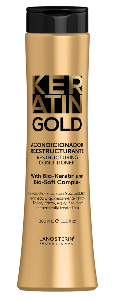 Keratin Gold Acondicionador Reestructurante 300 Ml