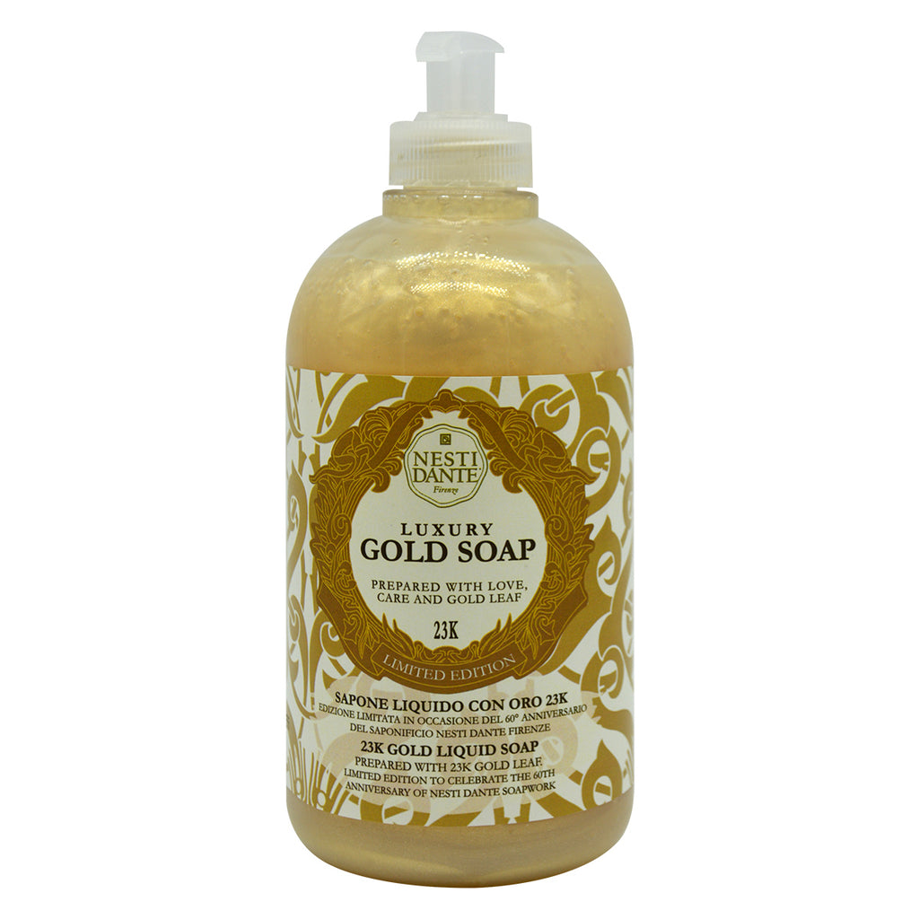 Jabón Líquido Nesti Dante Gold Soap 23k Edición De Lujo