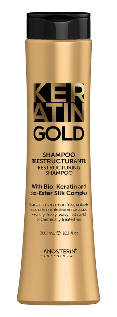 Keratin Gold Shampoo Reestructurante 300 Ml