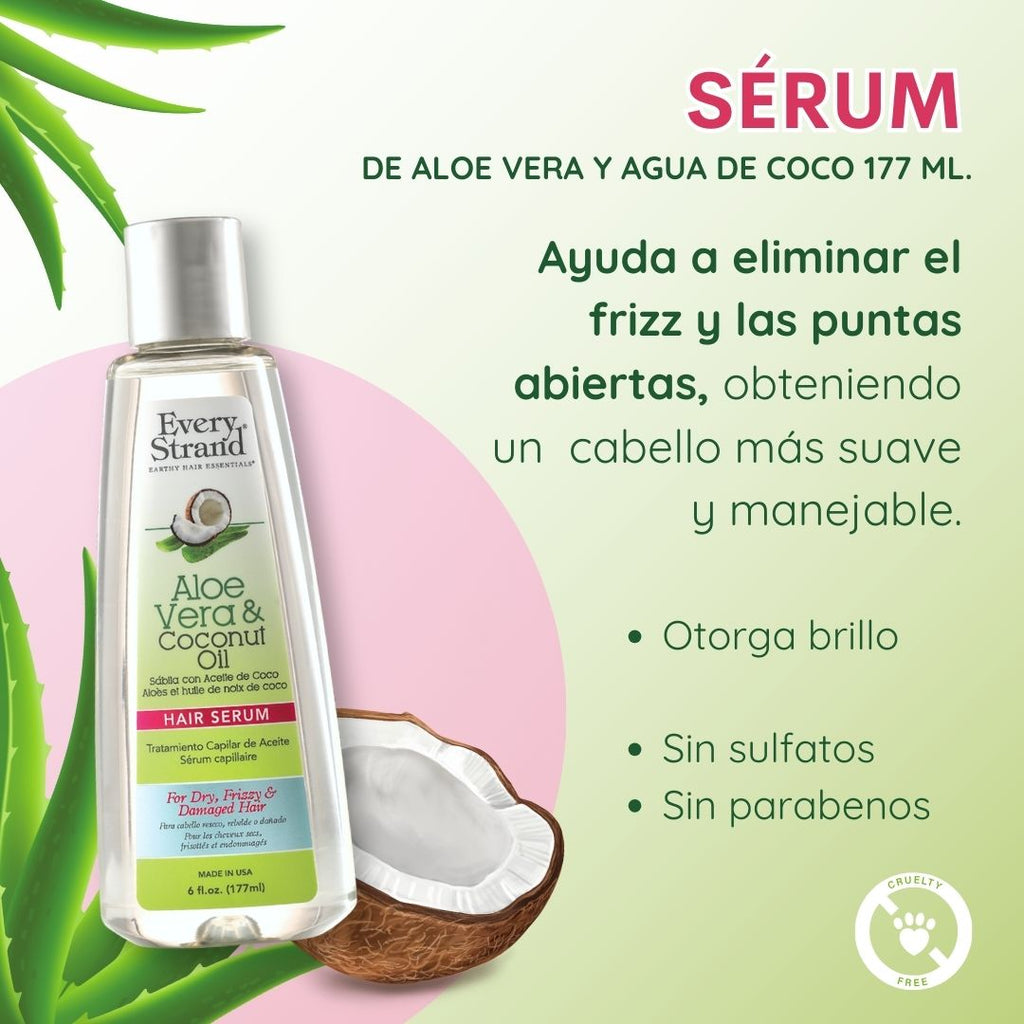 planta de aloe vera para el cabello Tratamiento Aloe Vera & Agua de coco Every Strand – GD3MX